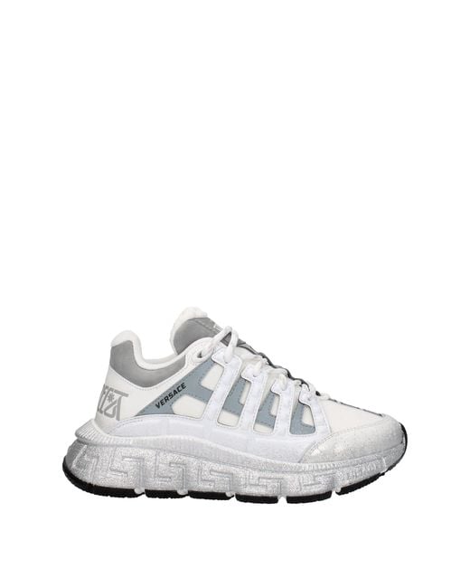 Versace White 'Trigreca' Sneakers