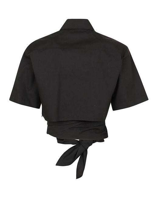 Pinko Black Cimmeri Camicia Popeline Di Co