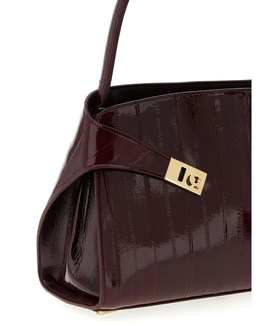 Ferragamo Purple 'Hug Soft (M) Shoulder Bag