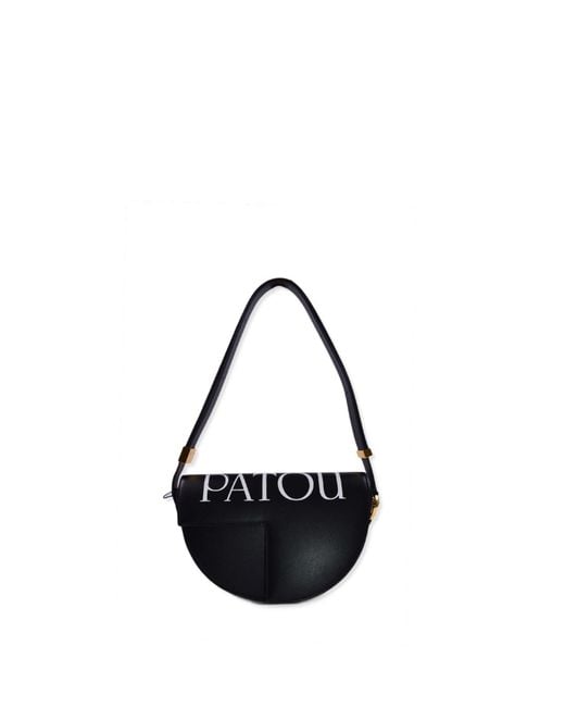 Patou Black Shoulder Bag