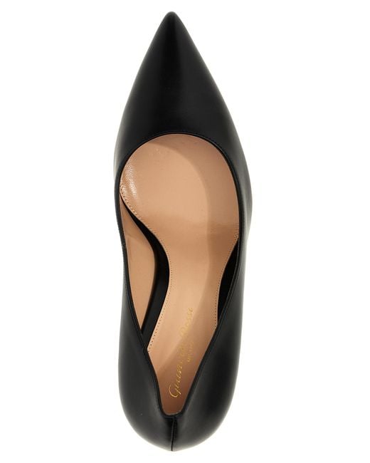 Gianvito Rossi Black 'Gianvito 85' Pumps