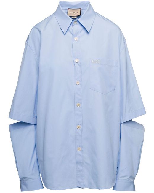 Gucci Blue Shirt for men