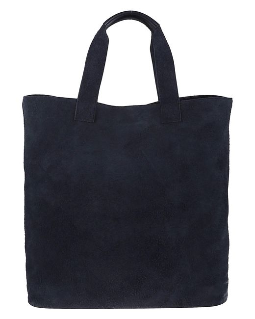 Emporio Armani Blue Logo Plaque Top Handle Bag for men