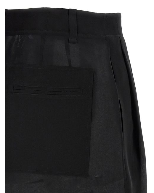 KHAITE Lucian Skirt in Black | Lyst