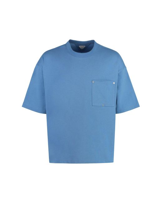 Bottega Veneta Blue Crew-neck T-shirt for men