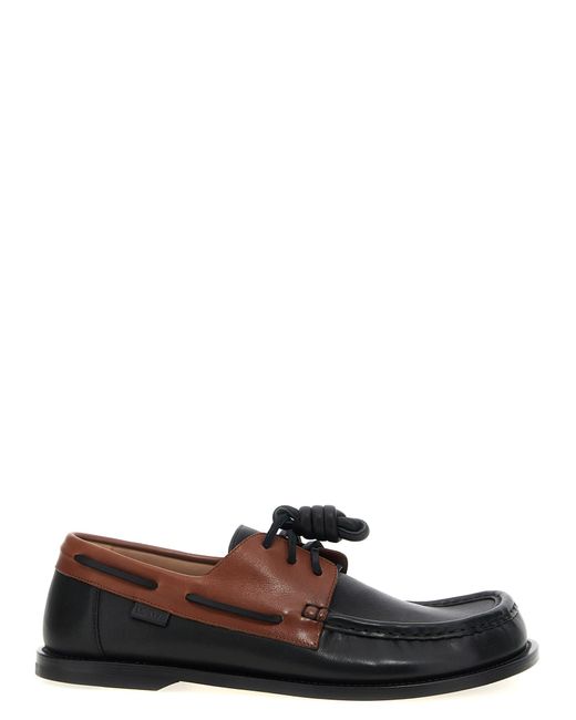 Loewe Brown 'Campo' Boat Shoe for men