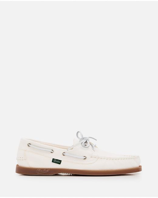 Paraboot White Barth/Marine Miel-Cerf Blanc Loafers for men