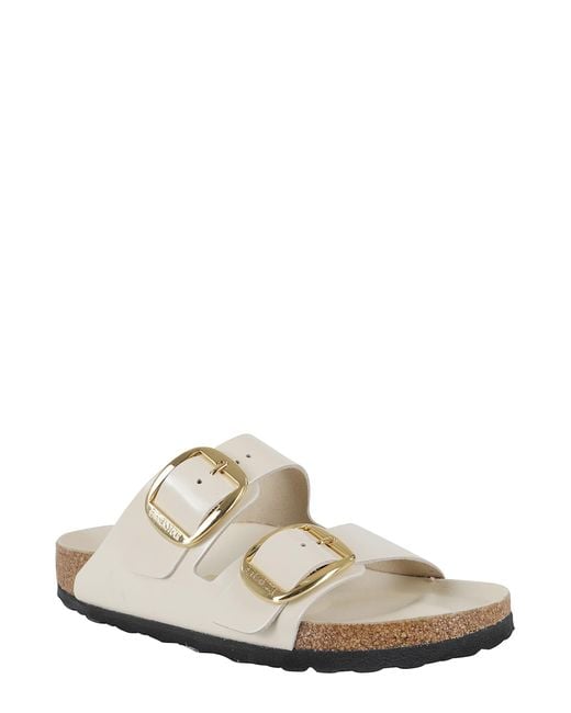 Birkenstock White Arizona Big Buckle Sandal