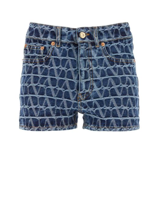 Valentino denim shorts outlet