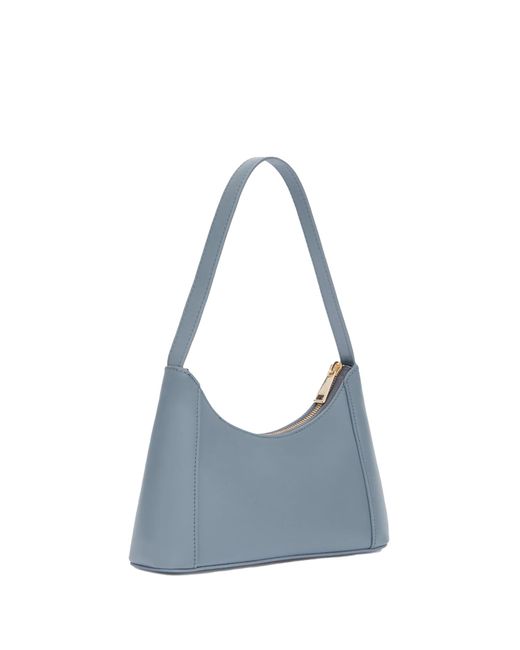 Furla Blue Diamante Mini Leather Shoulder Bag