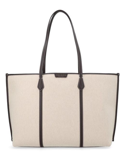 Tory Burch Natural Handbag Perry Cotton Polyester Handbags