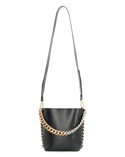 Stella McCartney Black Frayme Bucket Bag Polyamide
