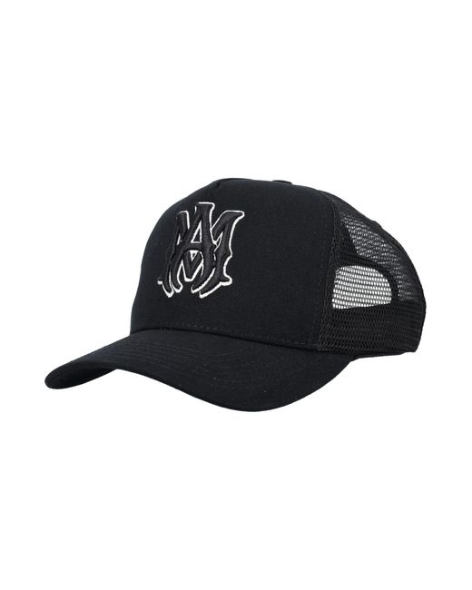 Amiri Black Ma Trucket Hat for men