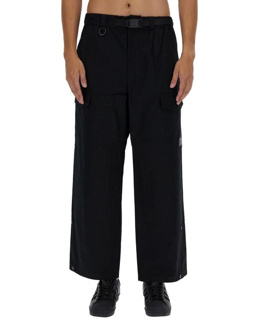 Y-3 Black Belted Pants for men