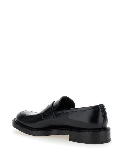 Gucci Black Henry Loafers for men
