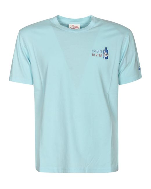 Mc2 Saint Barth Blue Portofino T-Shirt for men