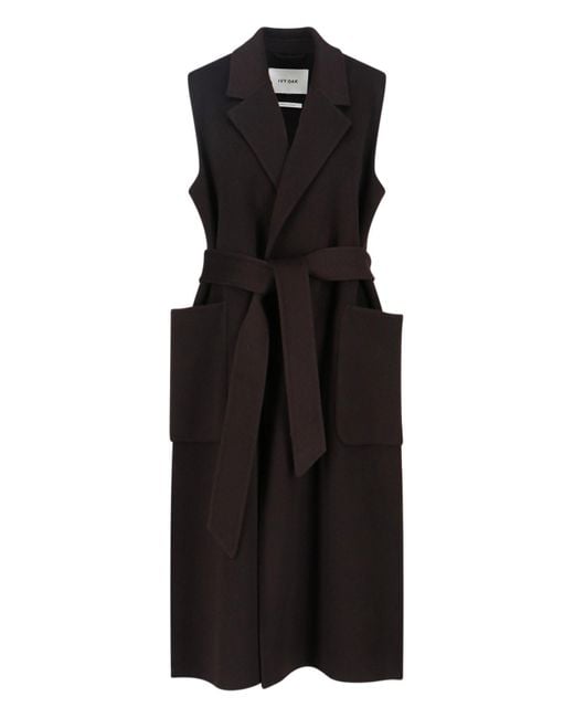 IVY & OAK Black Clarissa Vest Coat