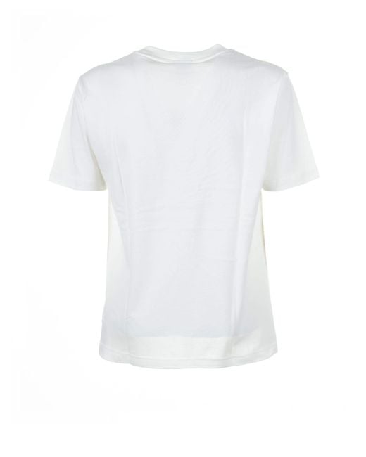 New Balance White T-Shirt With Print for men