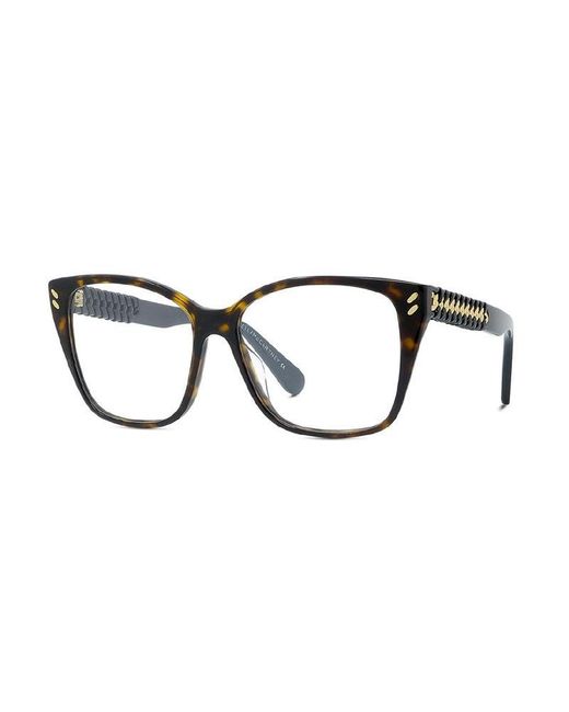 Stella McCartney Black Frame And Lens Eyeglasses