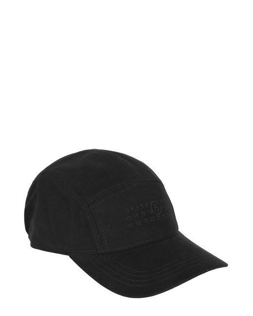MM6 by Maison Margiela Black Cappello Cotone for men