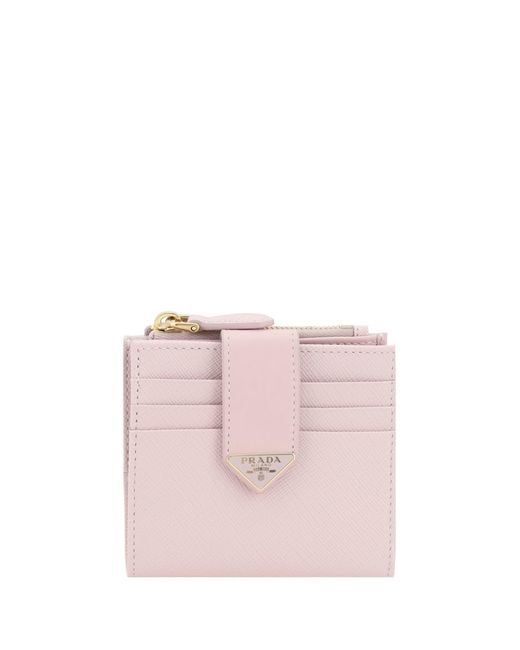Prada Pink Bifold Wallet