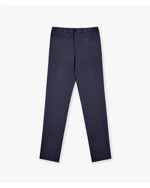 Larusmiani Blue Cotton Trousers Lima Sportswear for men