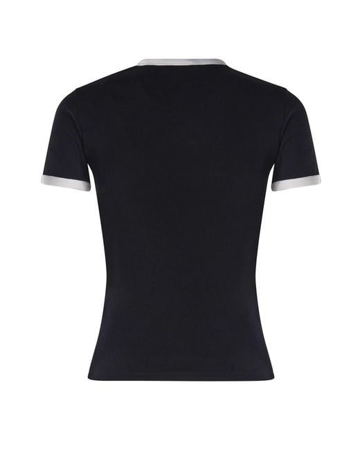 Courreges Black Logo T-Shirt