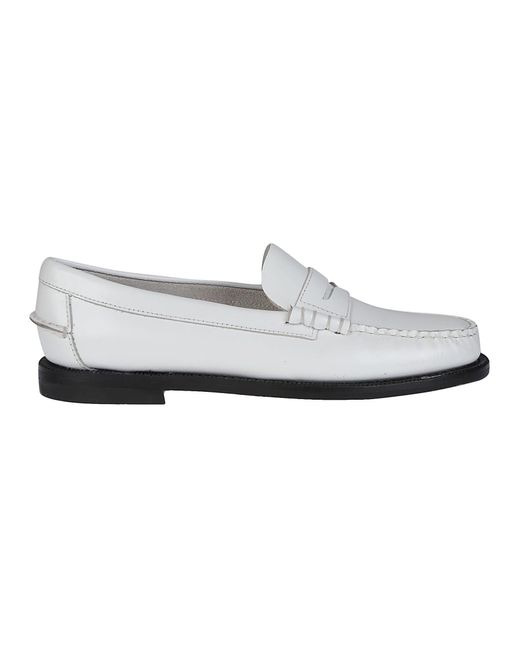 Sebago White Classic Dan Pigment Loafers