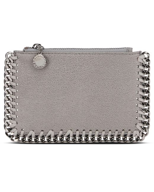 Stella McCartney Gray Cardholder Falabella Polyester Wallets & Purses