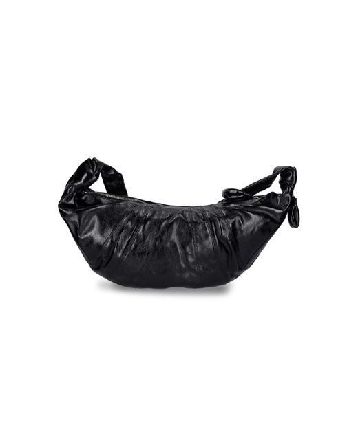 Lemaire Black Croissant Large Crossbody Bag for men