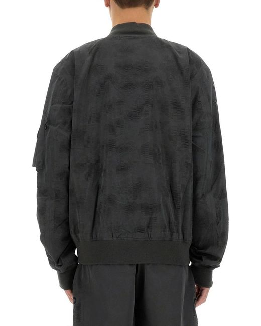 Alpha Industries Gray Laser Cut Jacket Polyester for men