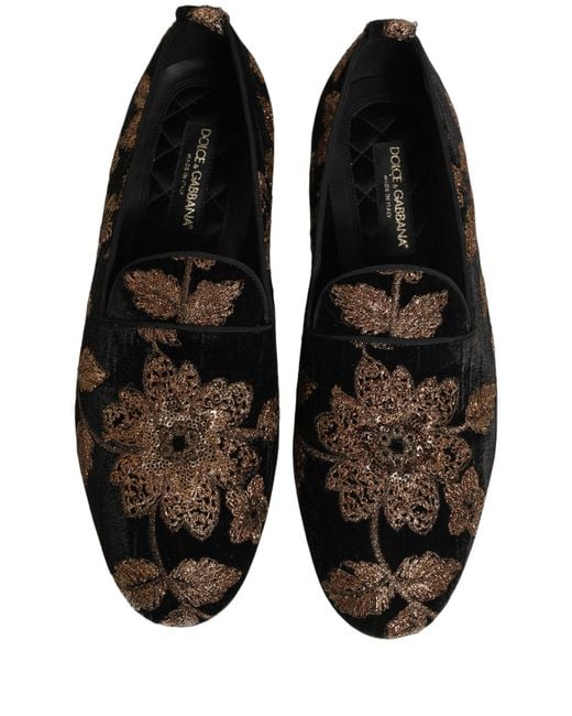 Dolce & Gabbana Black Loafers for men