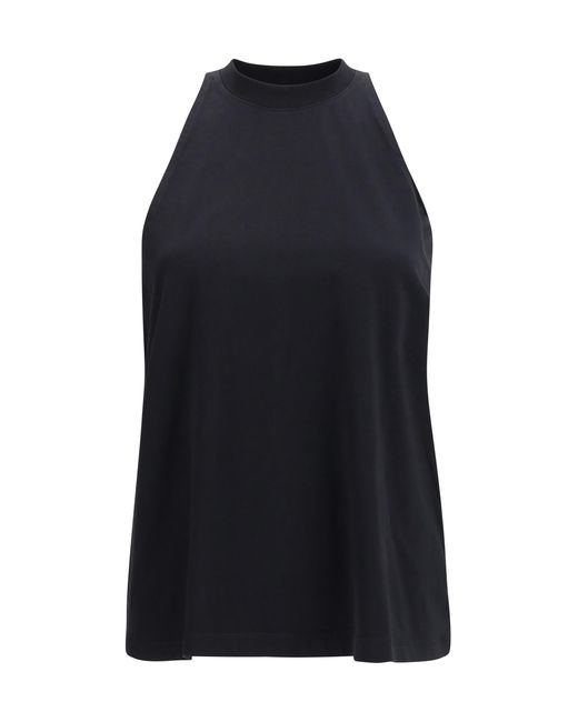 DARKPARK Blue Milla Cut-Out Cotton Tank Top Cotton; Elastane