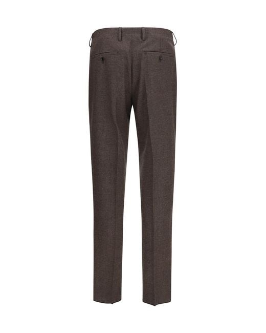 Lardini Gray Tailored Viscose Pants for men