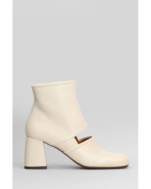 Chie Mihara Natural Sonli High Heels Ankle Boots