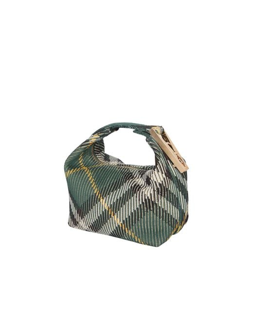 Burberry Green Peg Handbag