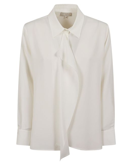 Antonelli White Adria Shirt Ac Se Camicia