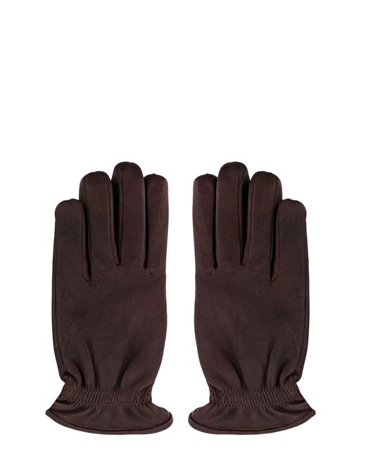 Orciani Purple Gloves for men