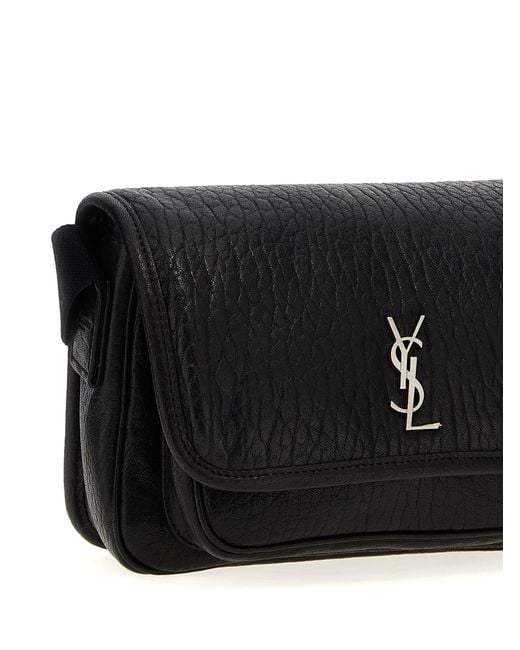 Saint Laurent Black Messenger Small Niki Crossbody Bag for men
