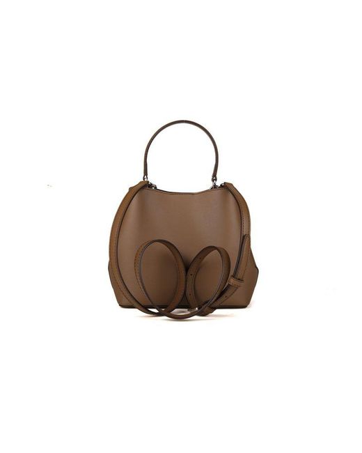 Michael Kors Brown Crossbody Bag 88.Coated Canvas Crossbody-Bags