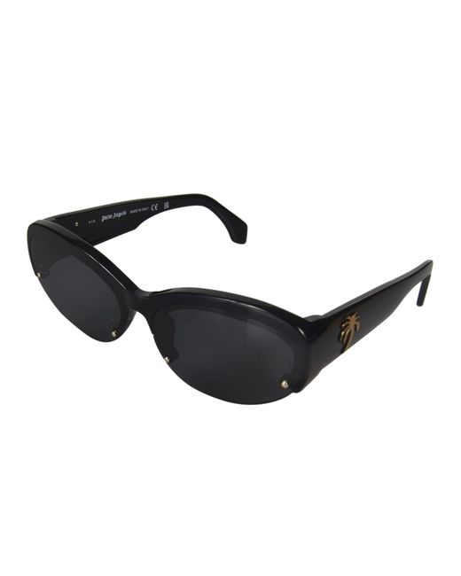 Palm Angels Black Palmdale Sunglasses for men