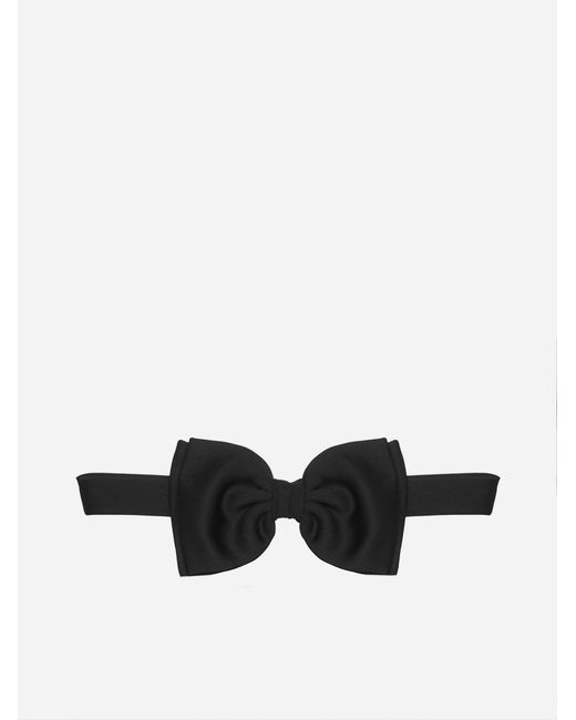 Lardini White Large Bow-Tie for men