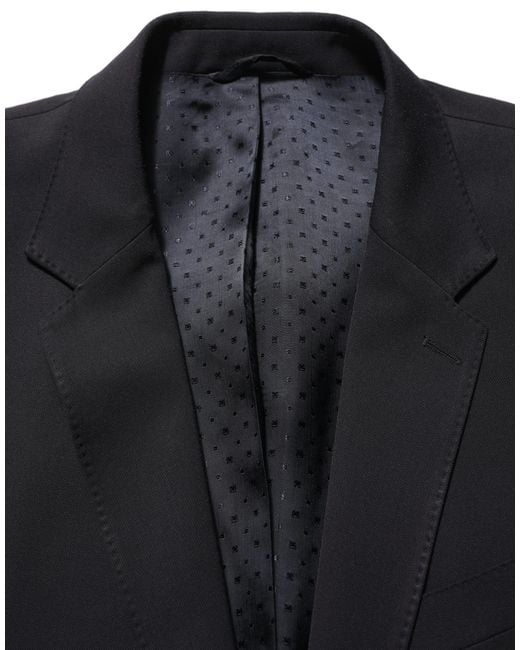 Dolce & Gabbana Black Wool Slim Fit Formal Men 2 Piece Suit for men