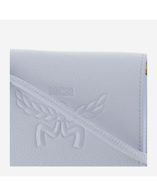 MCM Blue Himmel Shoulder Wallet