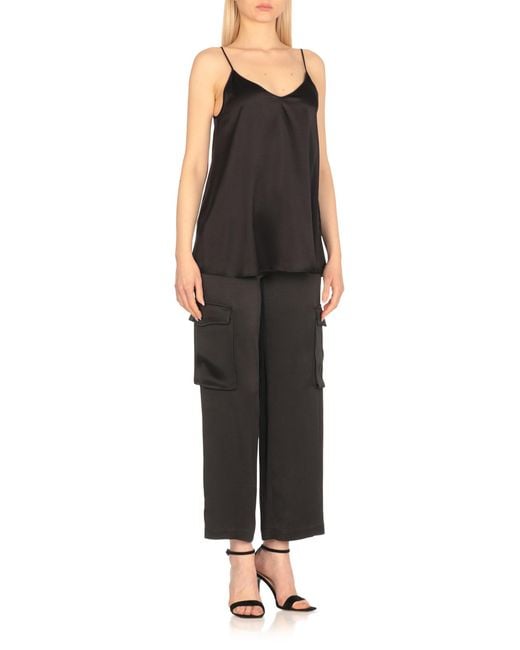 Antonelli Black Silk Top