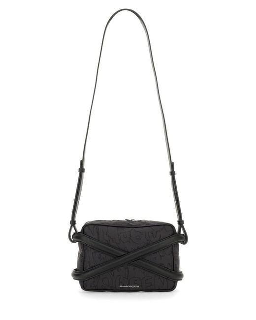 McQueen White Camera Bag Harness Polyester Shoulder for men