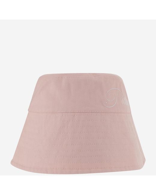 Patou Pink Bucket Hat Cotton