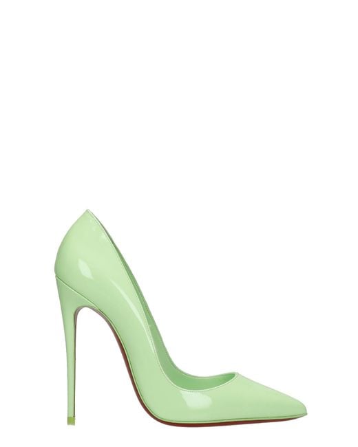 Christian Louboutin Green So Kate Pumps