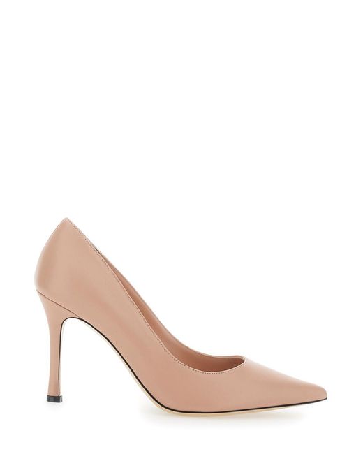 Pollini Pink Pointed Toe Stiletto Heels