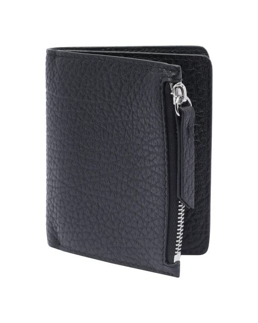 Maison Margiela Black Wallets Calf Leather